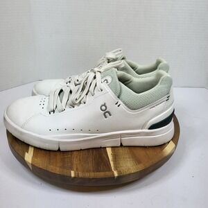 On Running The Roger Advantage Womens 8 White Sage Good Tennis Sneakers 48.99453